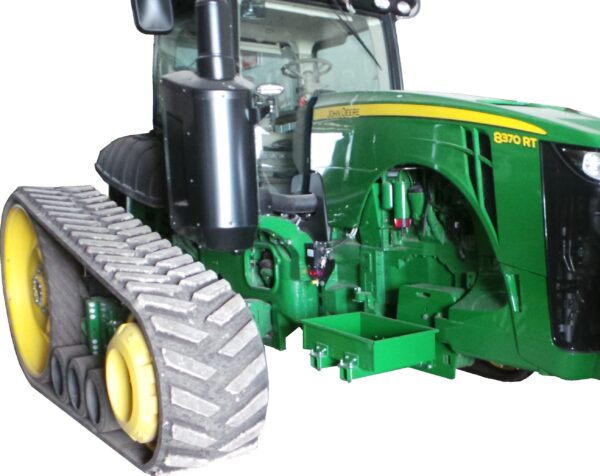 A Rock Box for John Deere 8000 RT Series tractor on a white background.