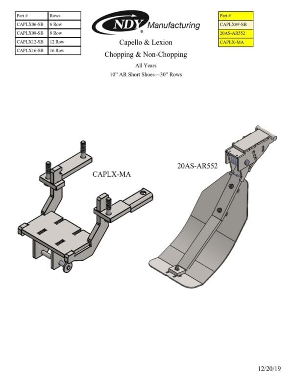 Stalk Stomper for 12 Row Capello and Lexion Corn Heads - Stalk Stomper for 12 Row Capello and Lexion Corn Heads - Stalk Stomper for 12 Row Capello and Lexion Corn Heads - Stalk Stomper for 12 Row Capello and Lexion Corn Heads - n.