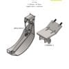 The parts diagram for the Stalk Stomper for Case IH 800 Series Corn Head.
