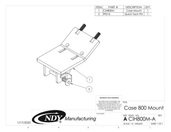 Stalk Stomper Mount Assembly for Case 800 Series Corn Head - mount - case - mount - case - mount - case - mount - case.