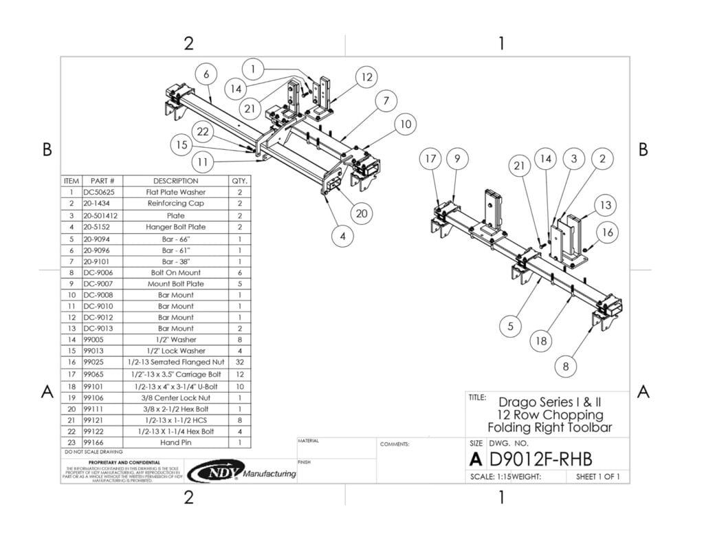 Stalk Stomper for Drago Series I & II 12 Row Chopping, Folding Corn ...