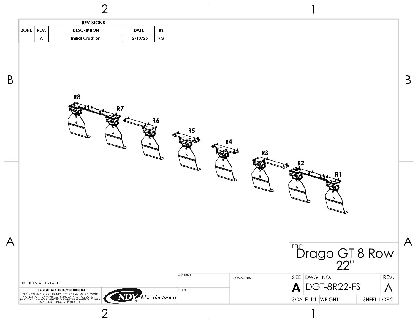 Stalk Stomper for Drago GT Series 8 Row 22" Corn Head - Image 3