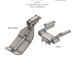 The parts diagram for the Stalk Stomper for Harvestec 5000 Series 6 Row Corn Head manufacturing - nyy - nyy - nyy -.