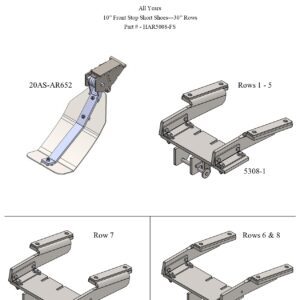 NDY Manufacturing Harvestec 5308 components diagram.