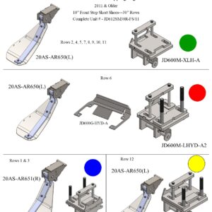 John Deere 612 SM Chopping Rigid Head.