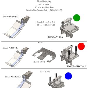 John Deere non-chopping parts diagram.