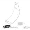 A drawing of the Stalk Stomper, Right, Long AR Steel Skin logo.