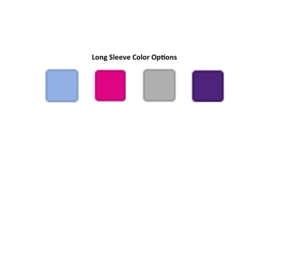 NDY Long Sleeve Women's T-shirt color options.