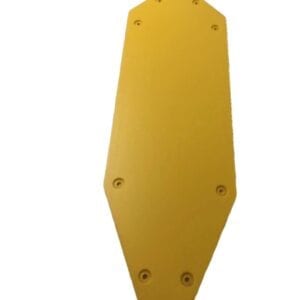 A Yellow Poly for 9" Center Stalk Stomper on a white background.