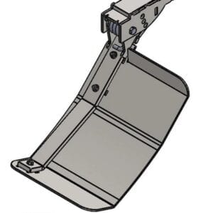 A drawing of a Stalk Stomper, Right, Arm and Shoe Assembly.