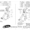 A diagram showing the parts for the Stalk Stomper Wear Strip for Right Hand Chopping Arm and Shoe Assembly.