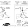 A diagram showing the parts of the Stalk Stomper Wear Strip for Left Hand Chopping Arm and Shoe Assembly.