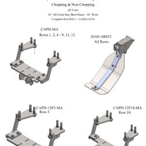 Diagram of Capello Diamant row folding head.