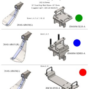 John Deere C12F parts diagram illustration.