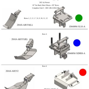 John Deere C12 22" non-chopping head.