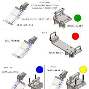 John Deere C16R parts diagram illustration.