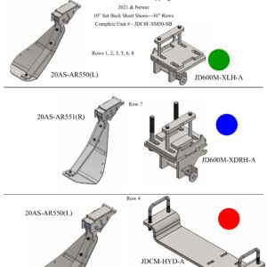 John Deere chopper parts diagram, labeled components.