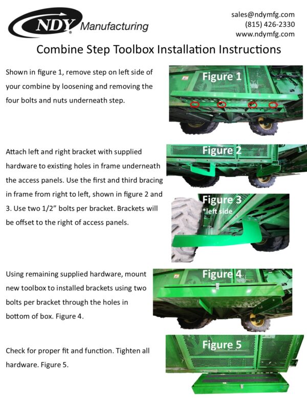 Combine Toolbox for John Deere® 600 and 700 Series Combines - Image 7