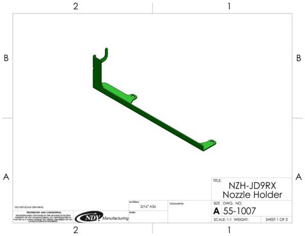 Nozzle Holder for John Deere 9RX Series - Image 2
