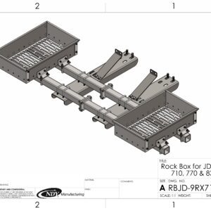 Rock Box for John Deere® 9RX Series - 710, 770, and 830